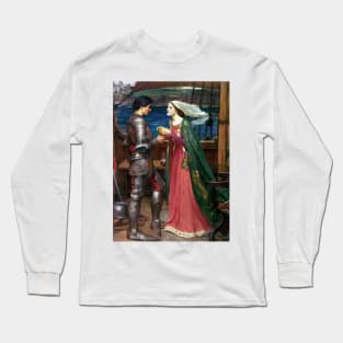 Tristan and Isolde with the Potion by John William Waterhouse Long Sleeve T-Shirt